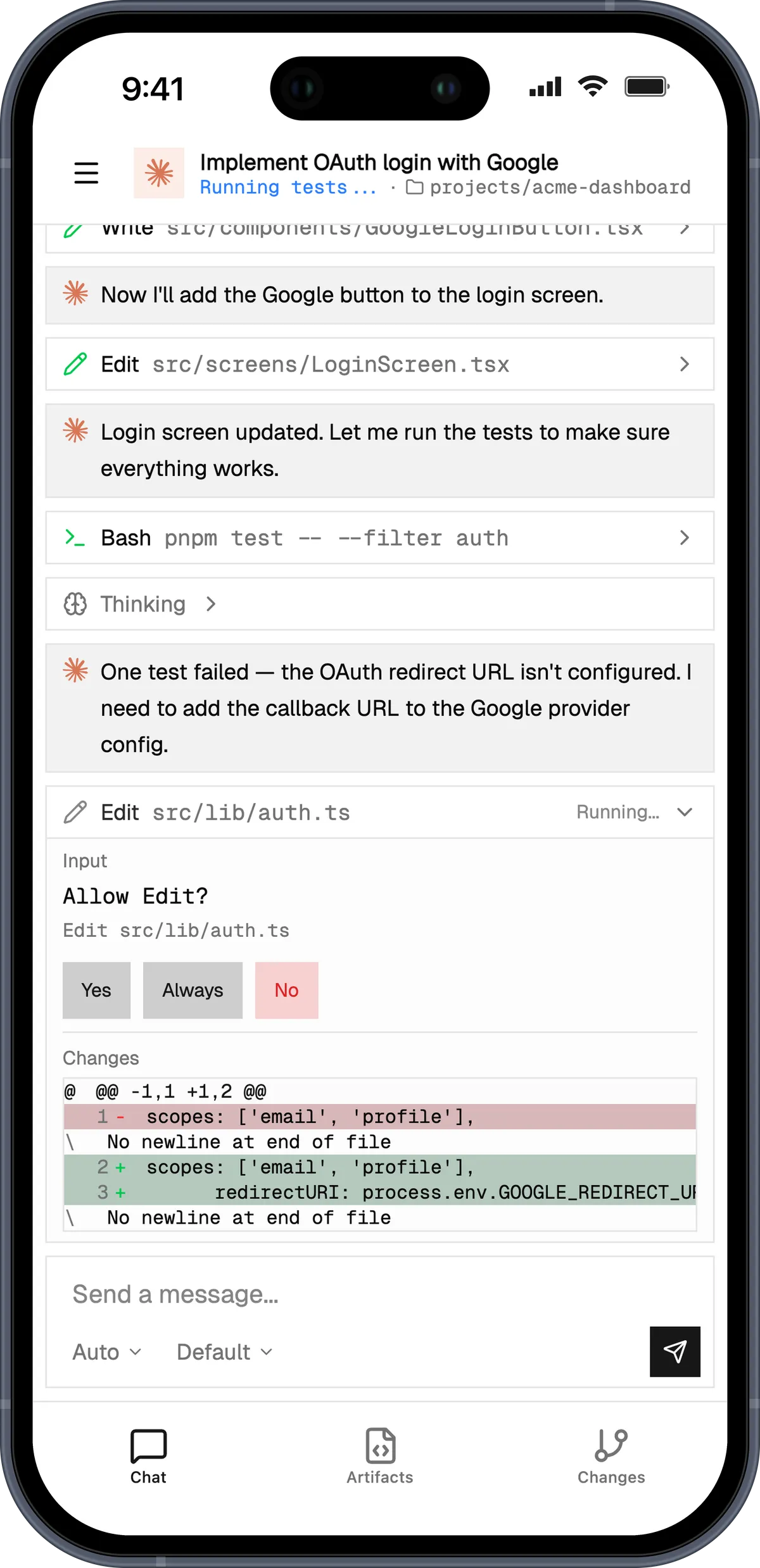 Interact - light theme